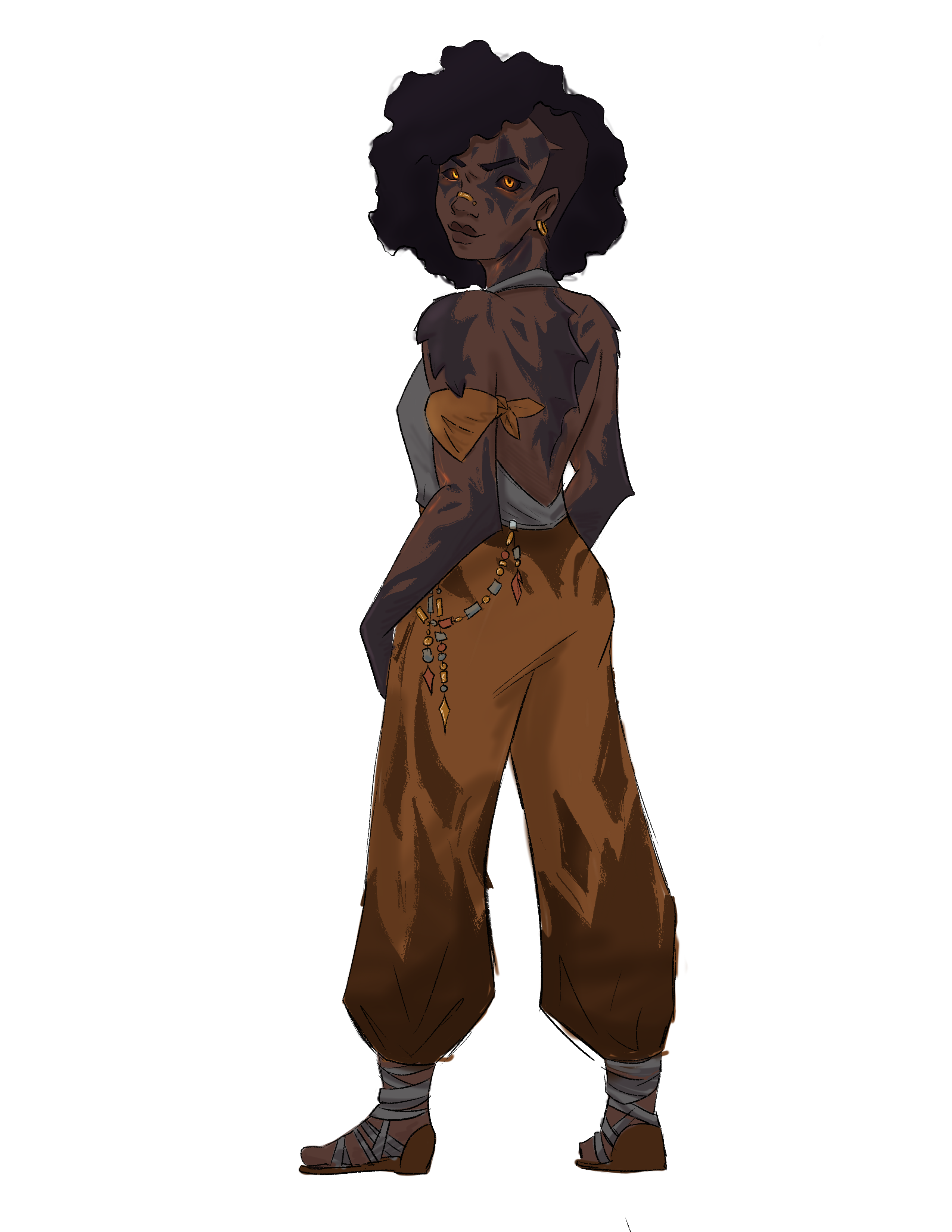 Concept art illustrating Bandi typical appearance.