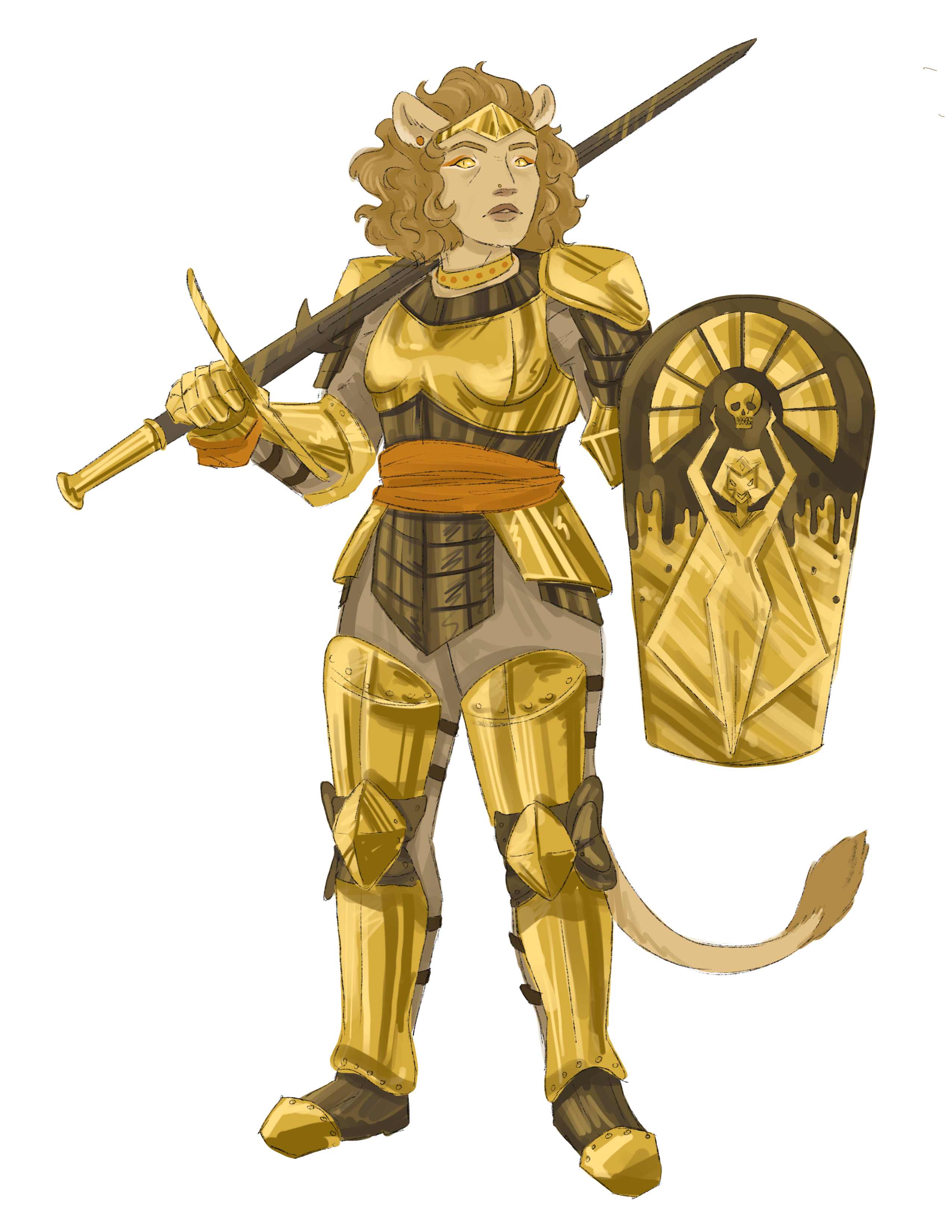 Concept art illustrating Catdrah typical appearance.