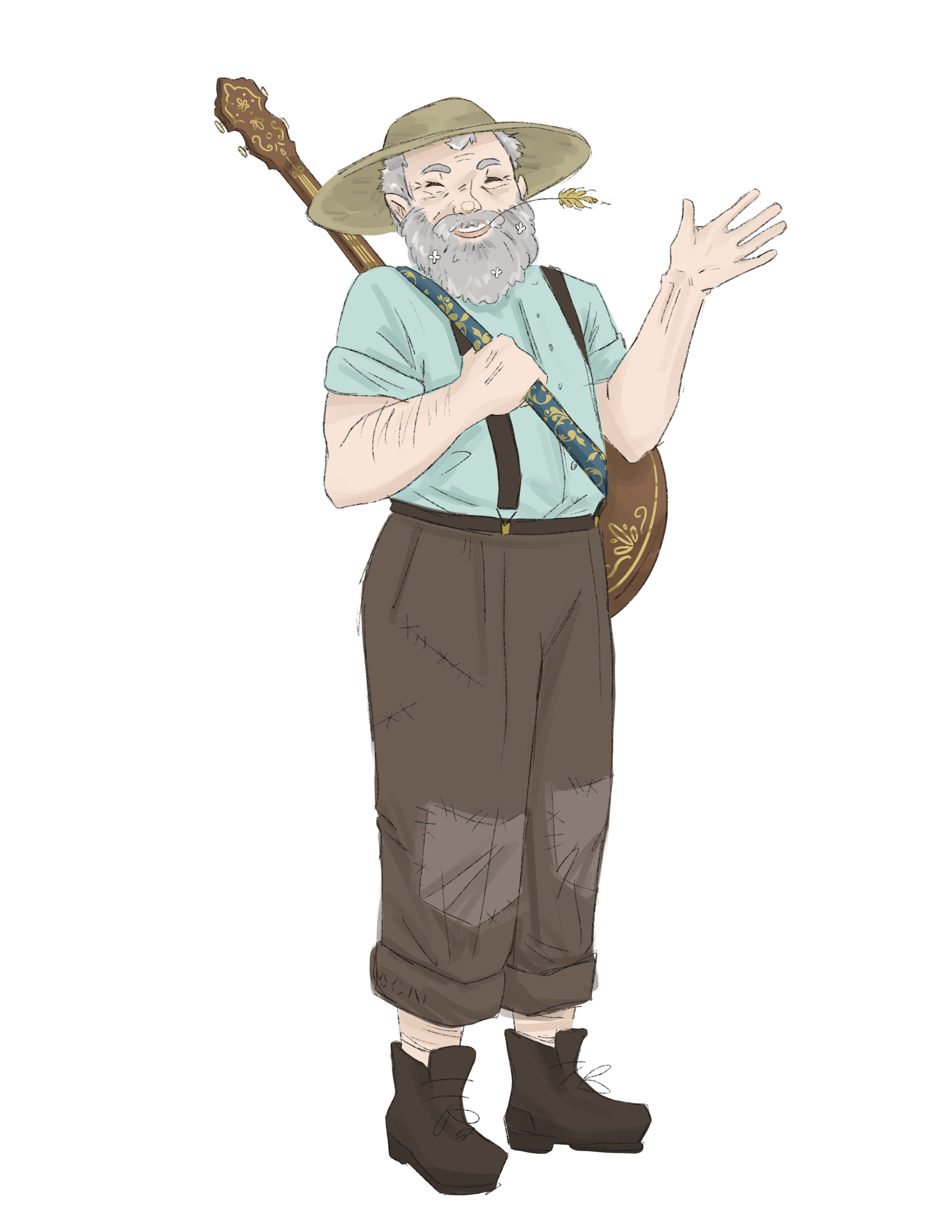 Concept art illustrating Faerleth typical appearance.