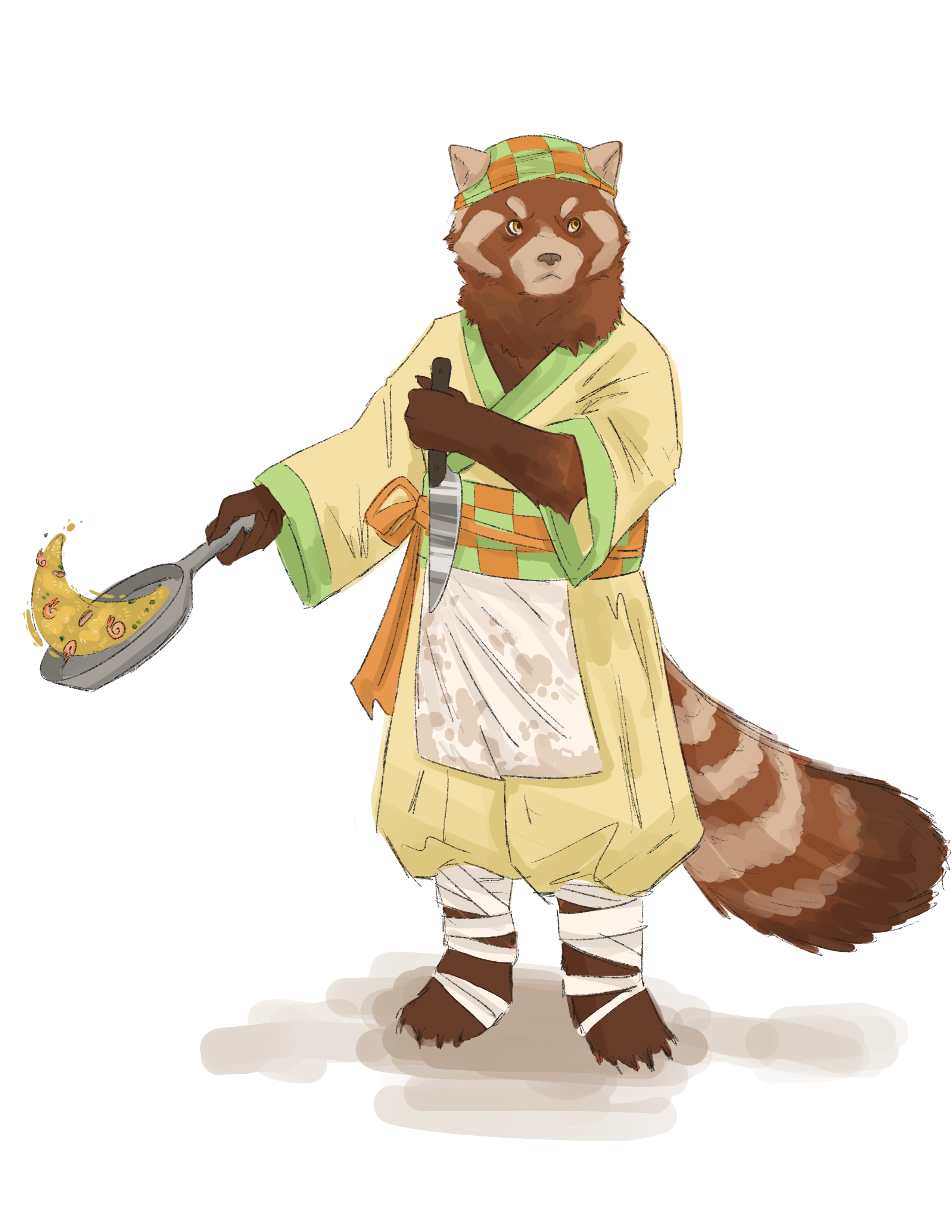 Concept art illustrating Yo-Na typical appearance.